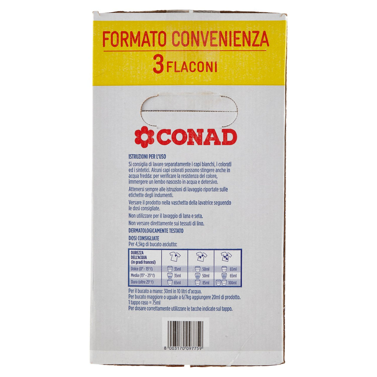 CONAD Lavatrice Classico 3 x 2 l