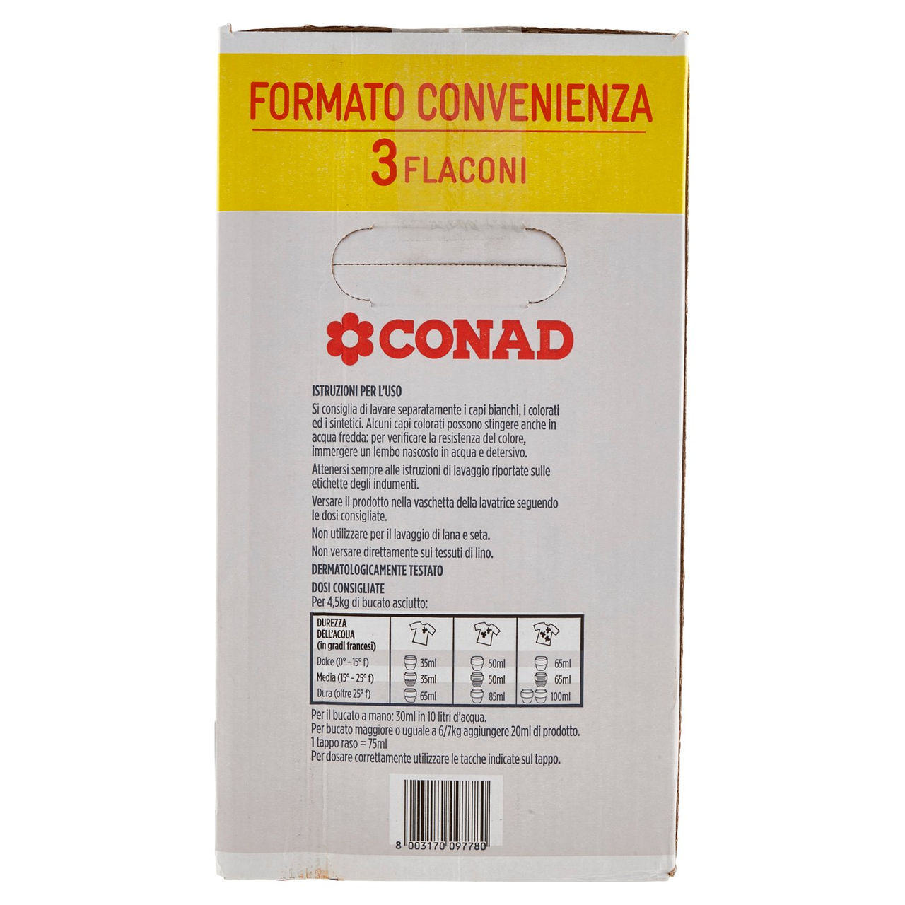 CONAD Lavatrice Marsiglia 3 x 2 l