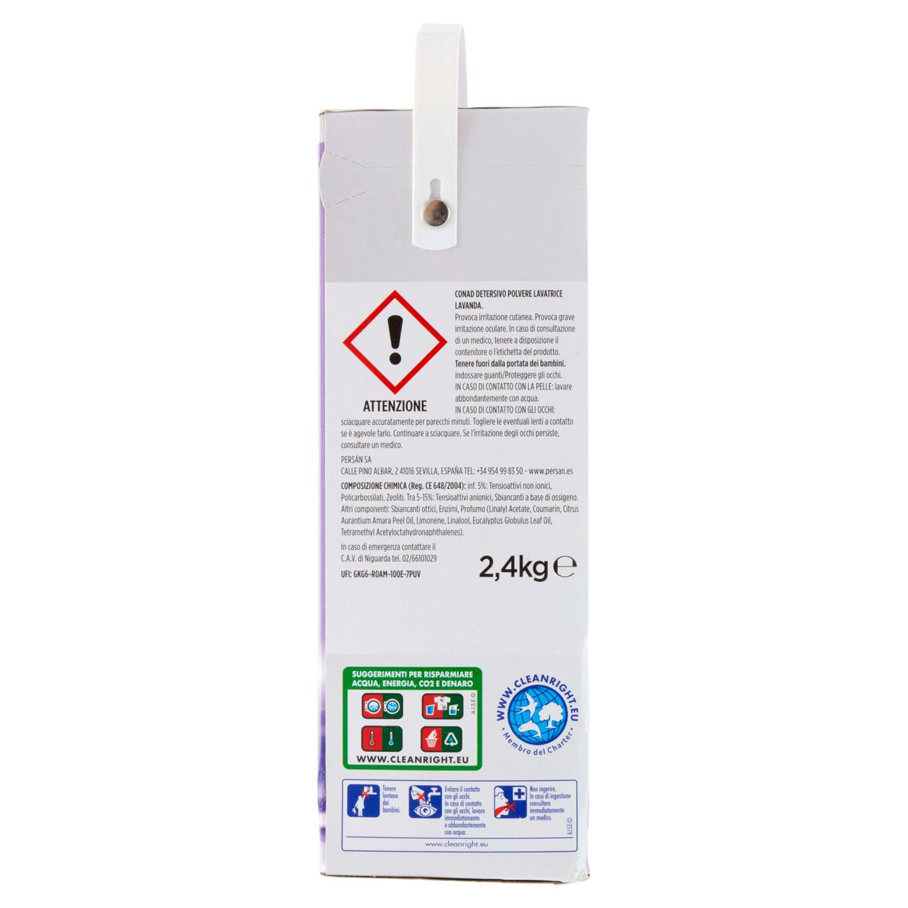 CONAD Lavatrice Polvere Lavanda 2,4 kg