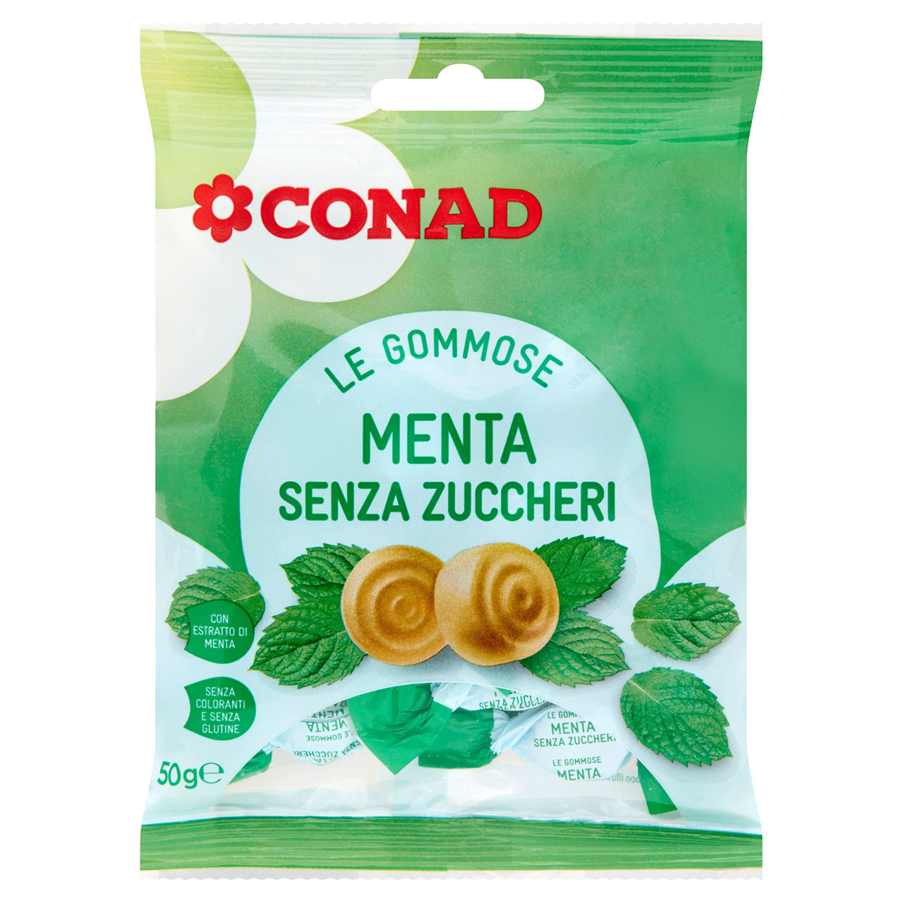 Le Gommose Menta Senza Zucchero 50g Conad online