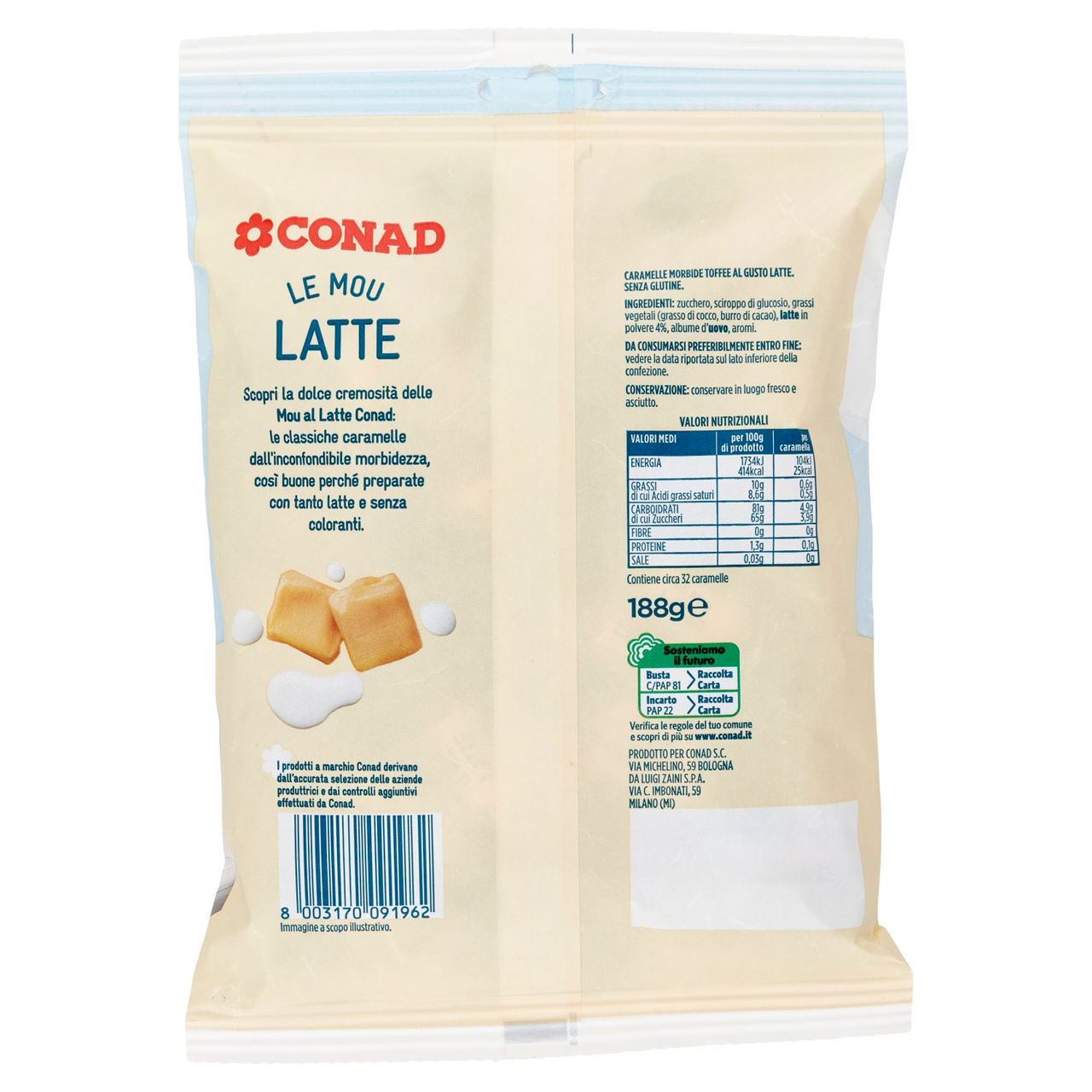 CONAD Le Mou Latte 188 g