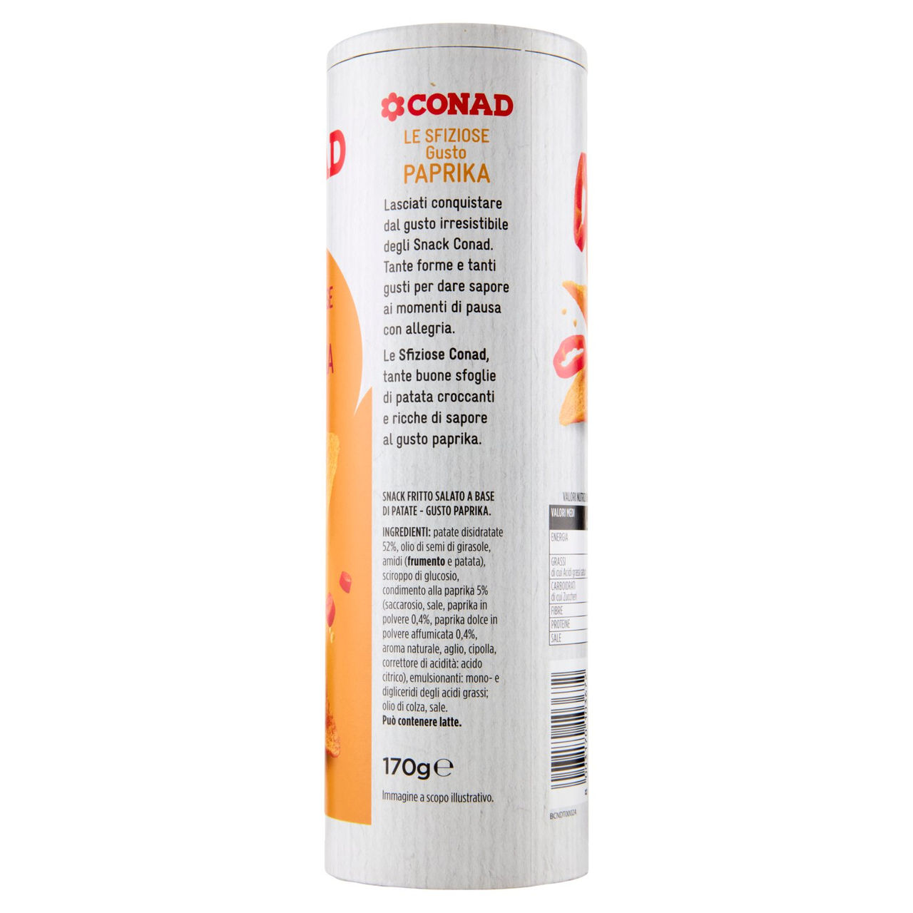 CONAD le Sfiziose Gusto Paprika 170 g