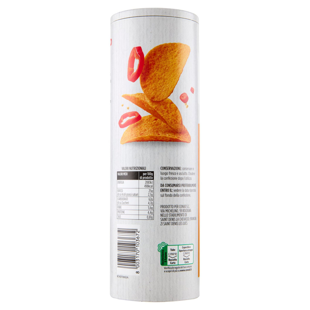 CONAD le Sfiziose Gusto Paprika 170 g
