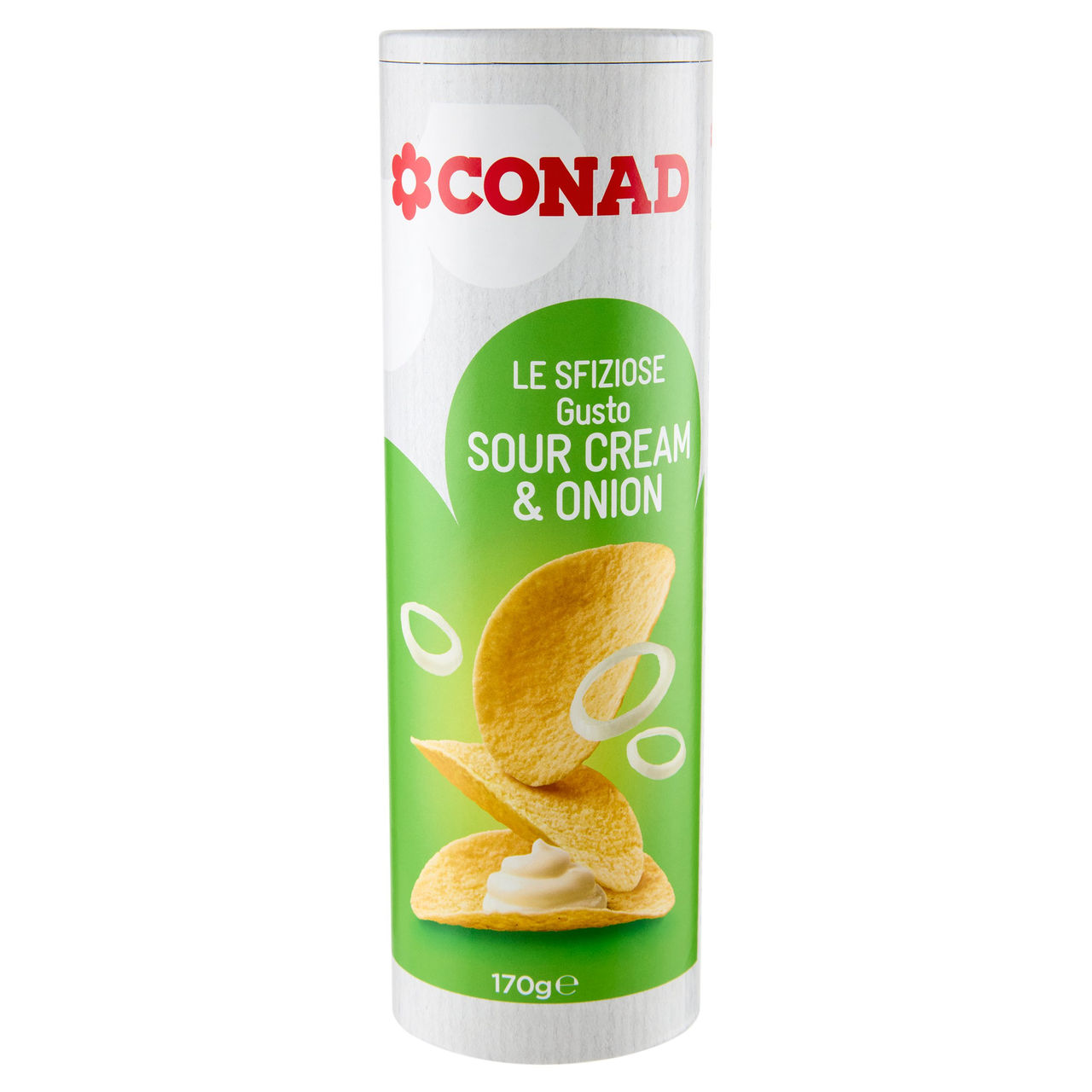 CONAD le Sfiziose Gusto Sour Cream & Onion 170 g