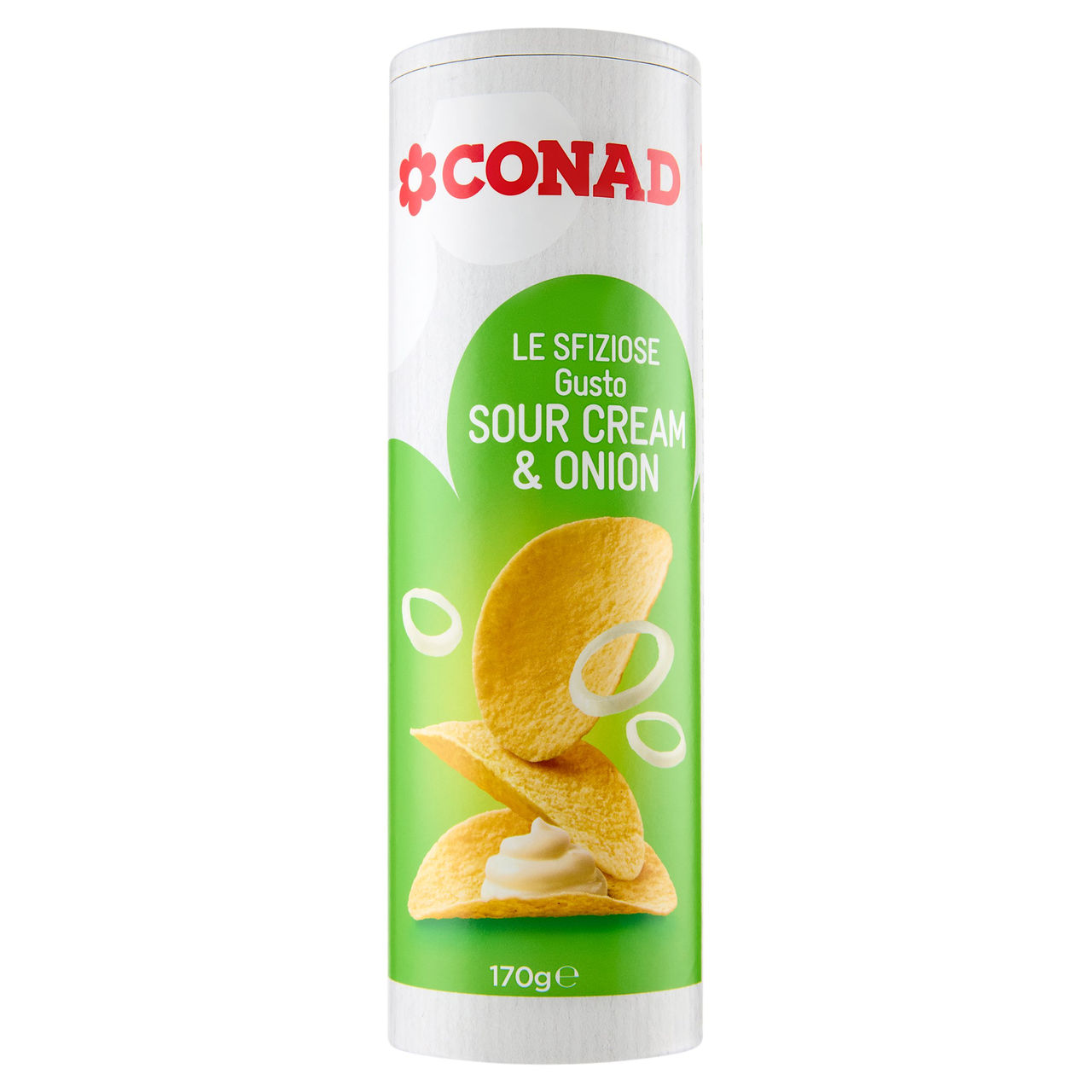 CONAD le Sfiziose Gusto Sour Cream & Onion 170 g
