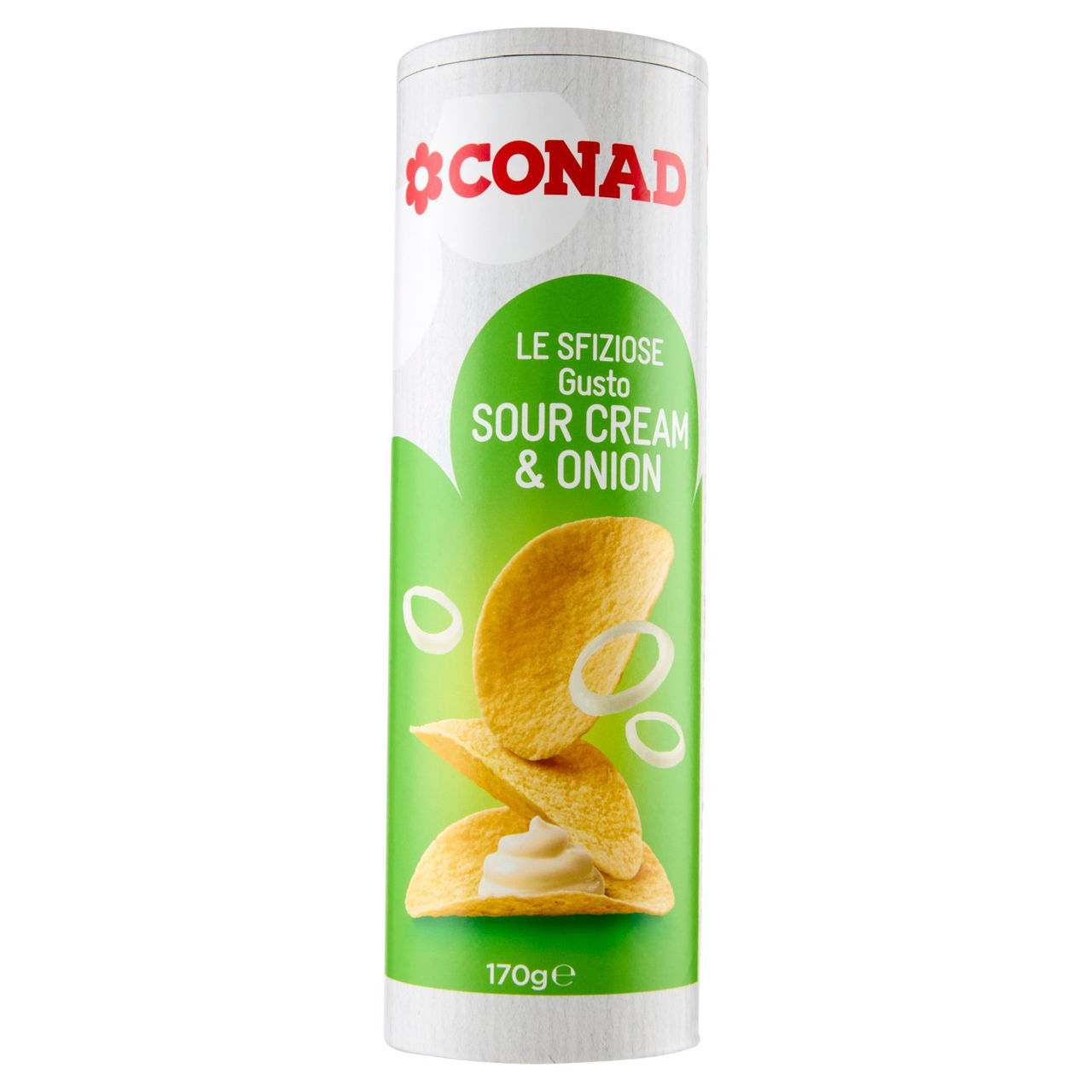 CONAD le Sfiziose Gusto Sour Cream & Onion 170 g