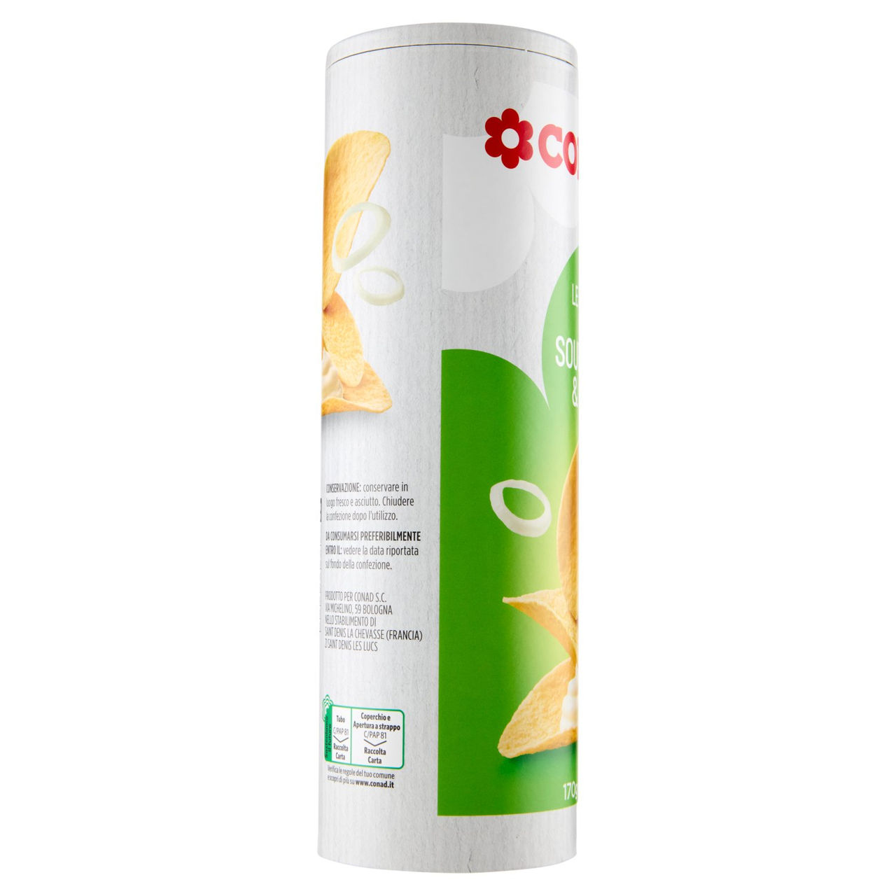 CONAD le Sfiziose Gusto Sour Cream & Onion 170 g