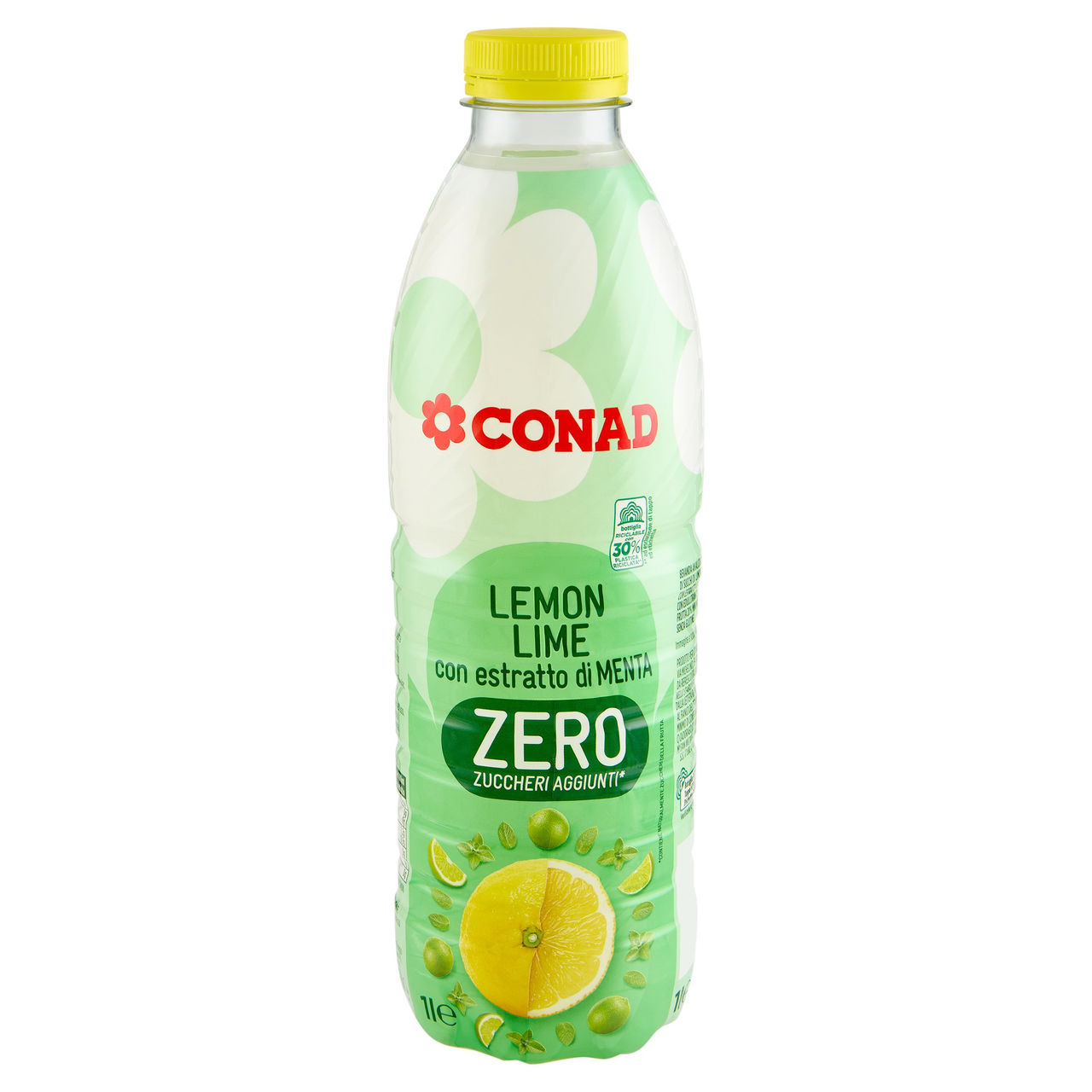 CONAD Lemon Lime con estratto di Menta Zero Zuccheri Aggiunti* 1 l