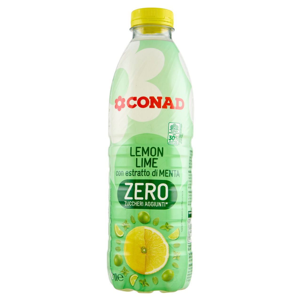 CONAD Lemon Lime con estratto di Menta Zero Zuccheri Aggiunti* 1 l