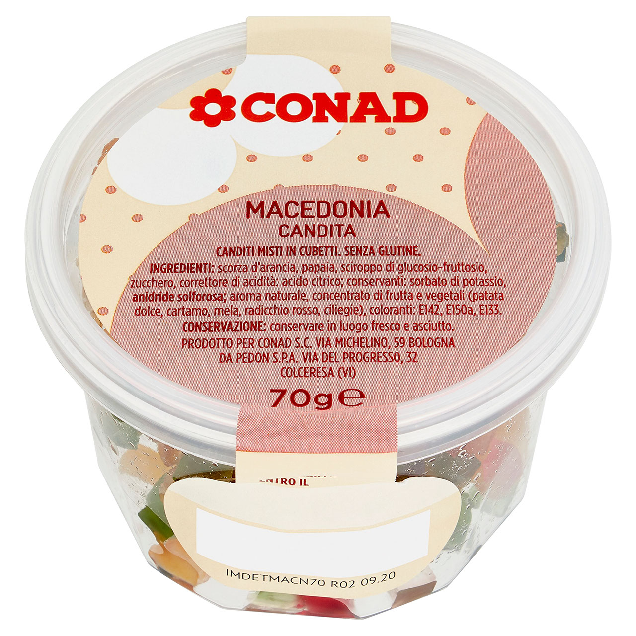 Macedonia Candita 70 g Conad in vendita online