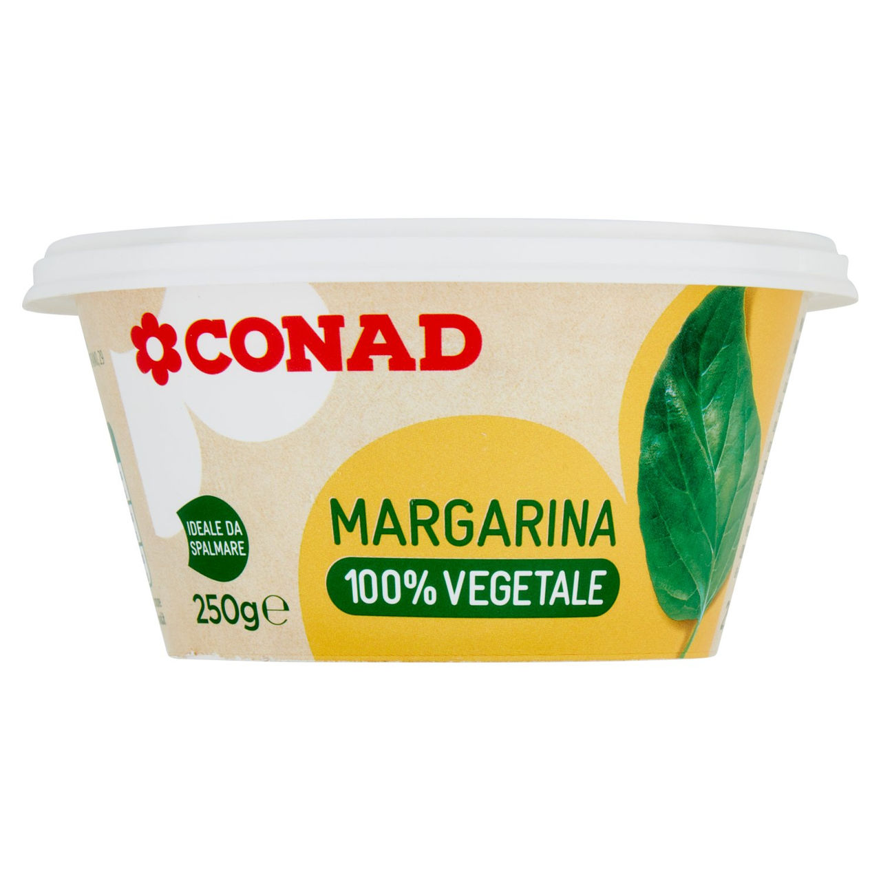 CONAD Margarina 100% Vegetale 250 g