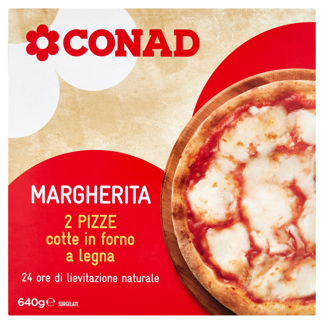 Pizza Surgelata Margherita 640 g Conad online | Conad
