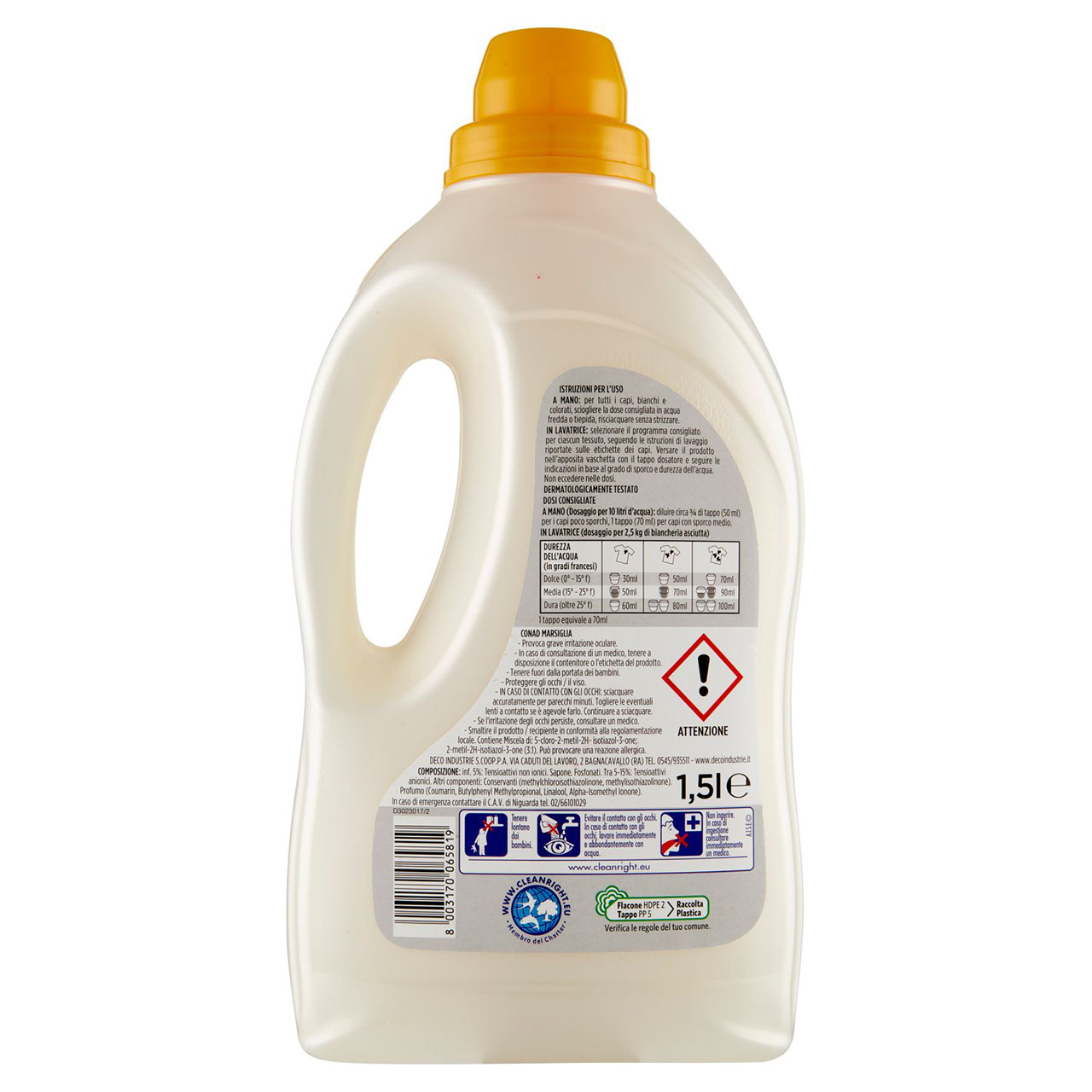 Detersivo Marsiglia a Mano e in Lavatrice Conad | Conad