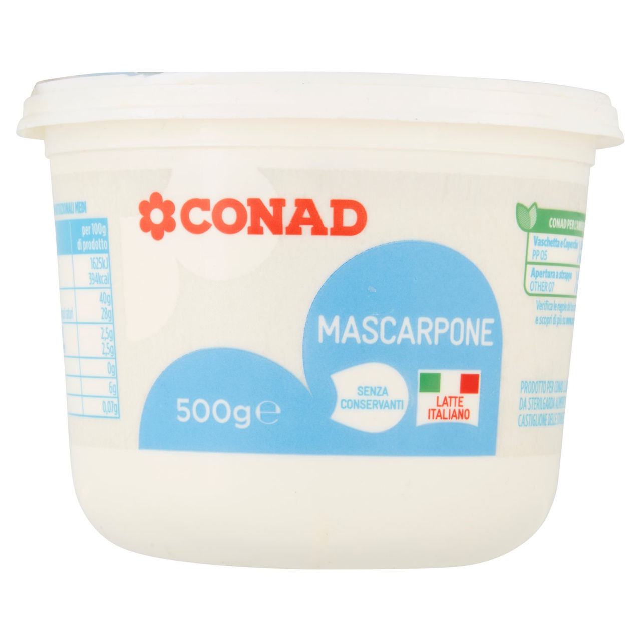 Mascarpone g. 500 Conad