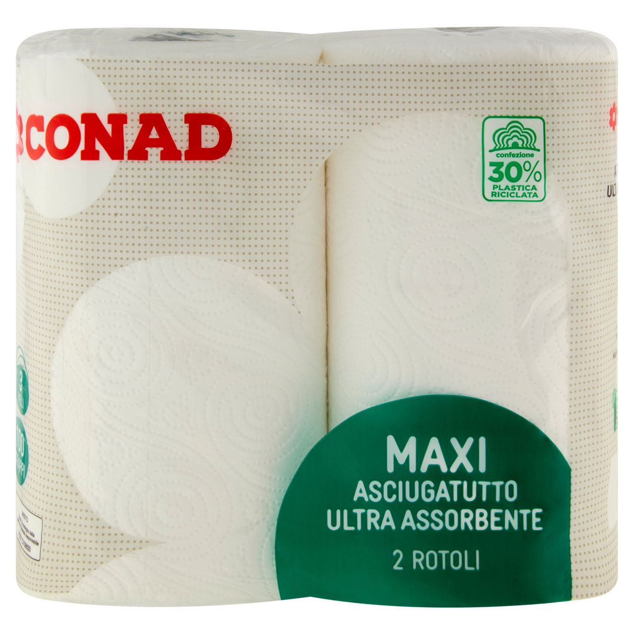 Maxi Asciugatutto Ultra Assorbente 2 Rotoli Conad