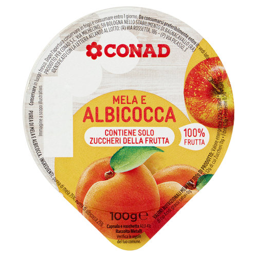 CONAD Mela e Albicocca 100 g