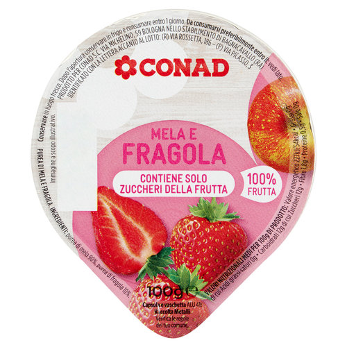 CONAD Mela e Fragola 100 g