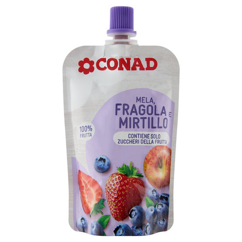 CONAD Mela, Fragola e Mirtillo 100 g