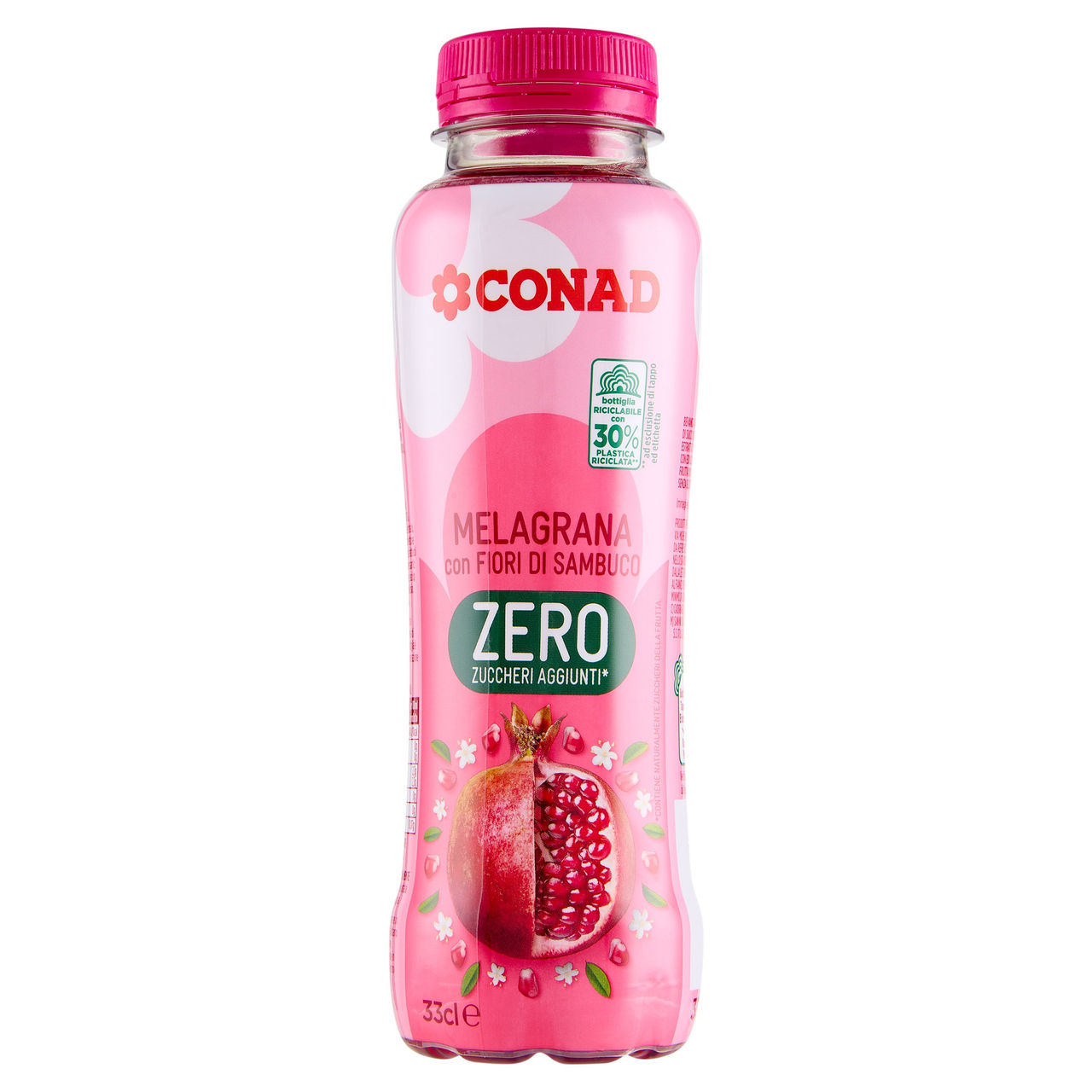 CONAD Melagrana con Fiori di Sambuco Zero Zuccheri Aggiunti* 33 cl
