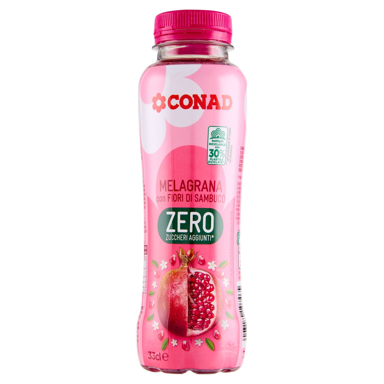 CONAD Melagrana con Fiori di Sambuco Zero Zuccheri Aggiunti* 33 cl