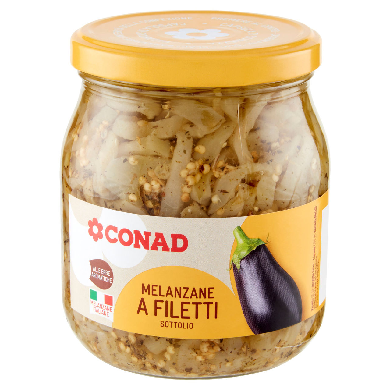 CONAD Melanzane a Filetti Sottolio 520 g