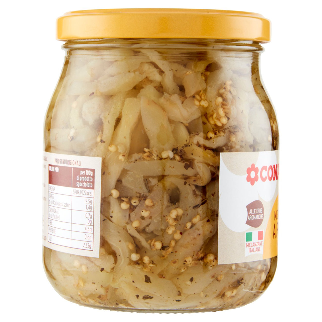 CONAD Melanzane a Filetti Sottolio 520 g