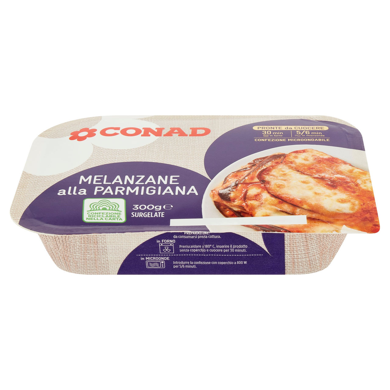 Melanzane alla Parmigiana Surgelate 300 g Conad