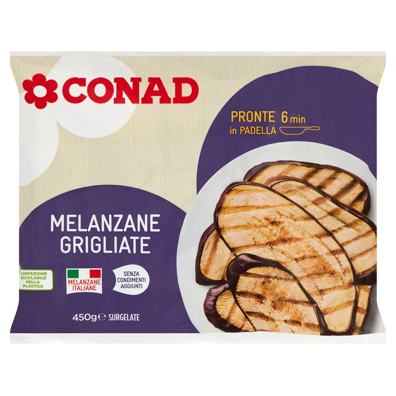 Melanzane Grigliate Surgelate 450 g Conad online