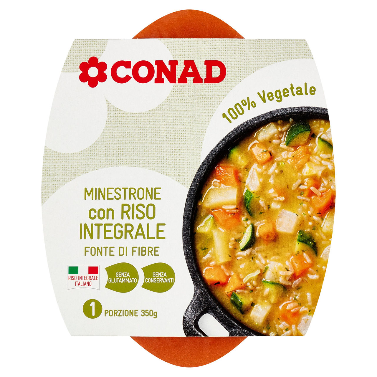 CONAD Minestrone con Riso Integrale 350 g