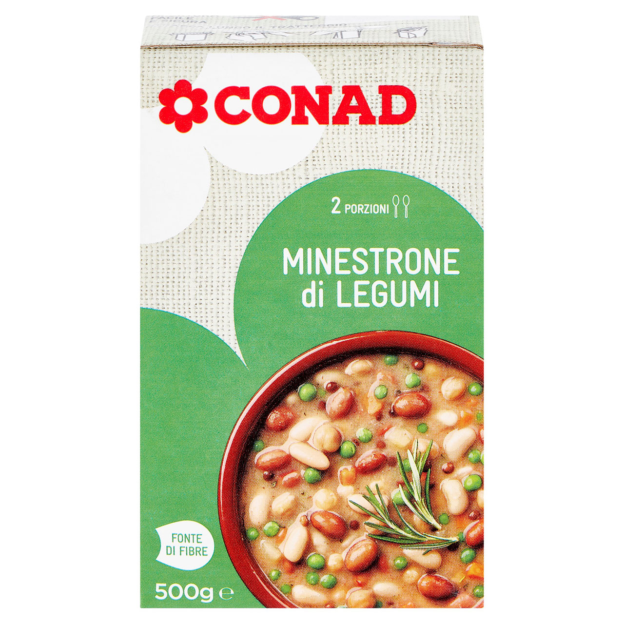 Minestrone di legumi 500 g Conad in vendita online