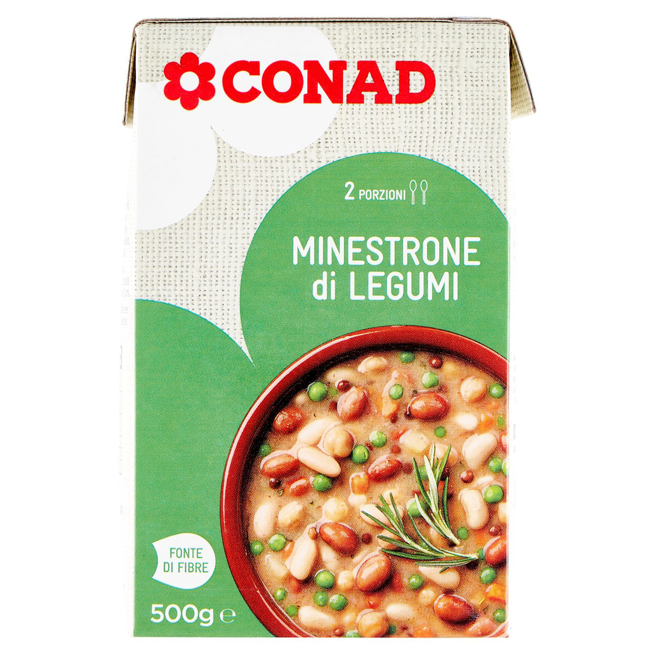 Minestrone di legumi 500 g Conad in vendita online