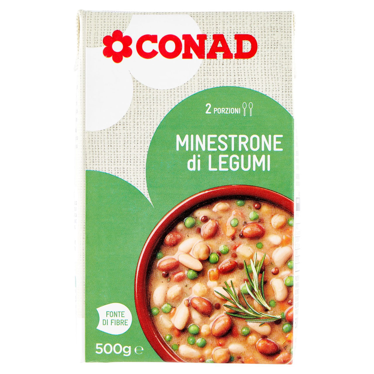 Minestrone di legumi 500 g Conad in vendita online