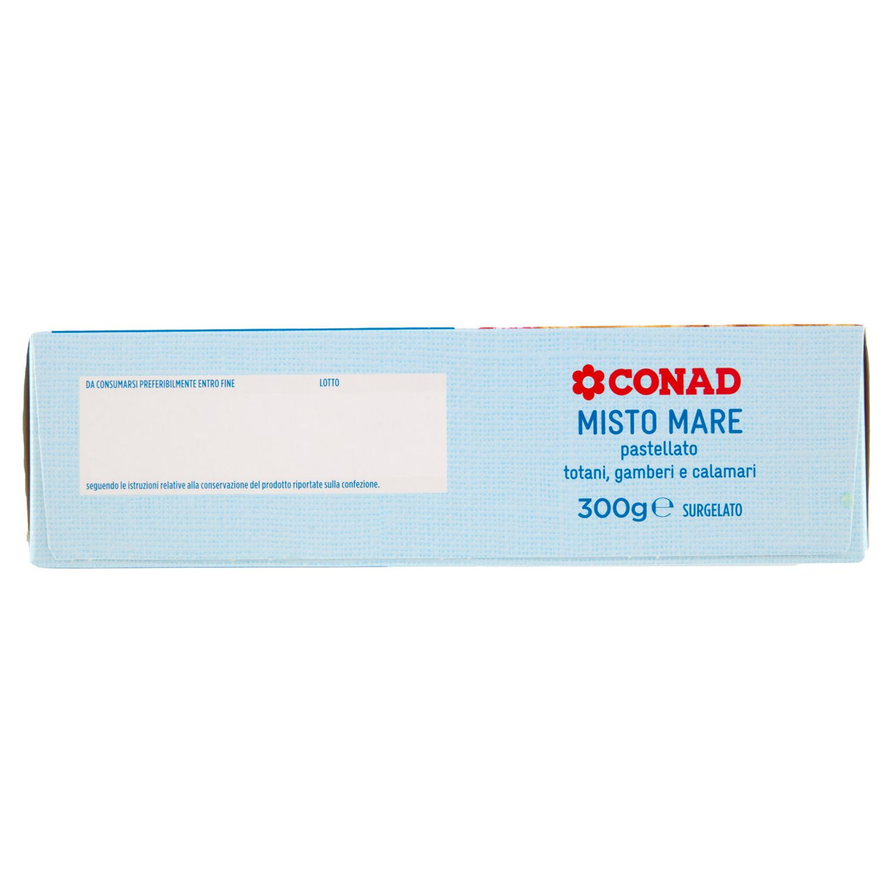CONAD Misto Mare pastellato totani, gamberi e calamari Surgelato 300 g