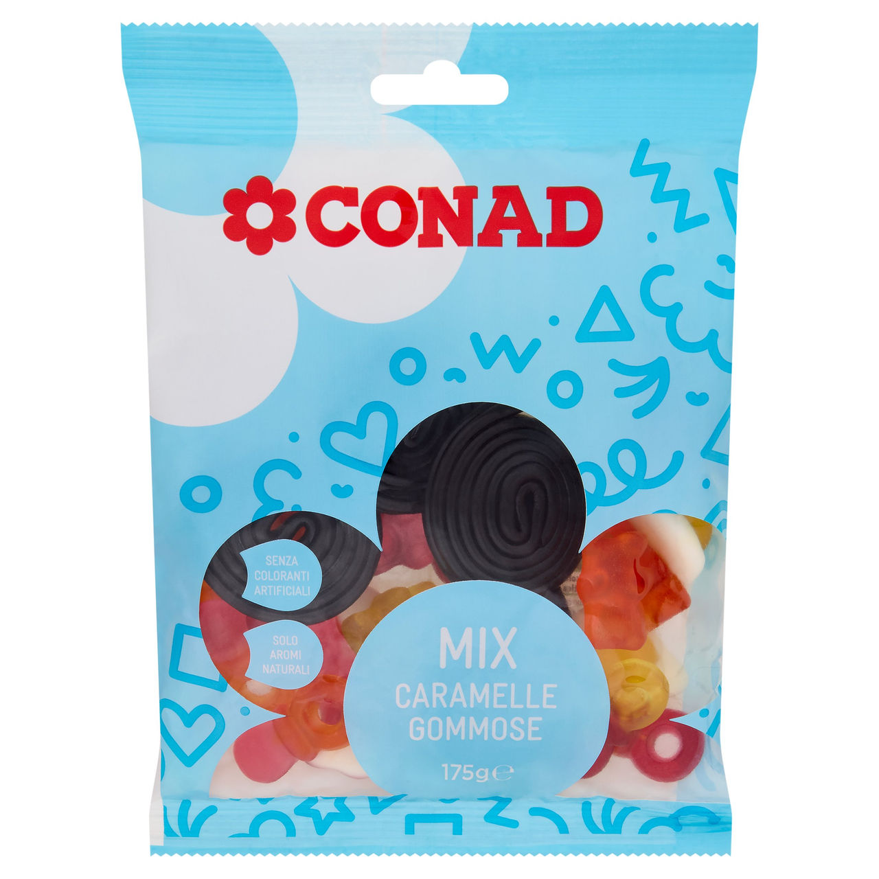 CONAD Mix Caramelle Gommose 175 g
