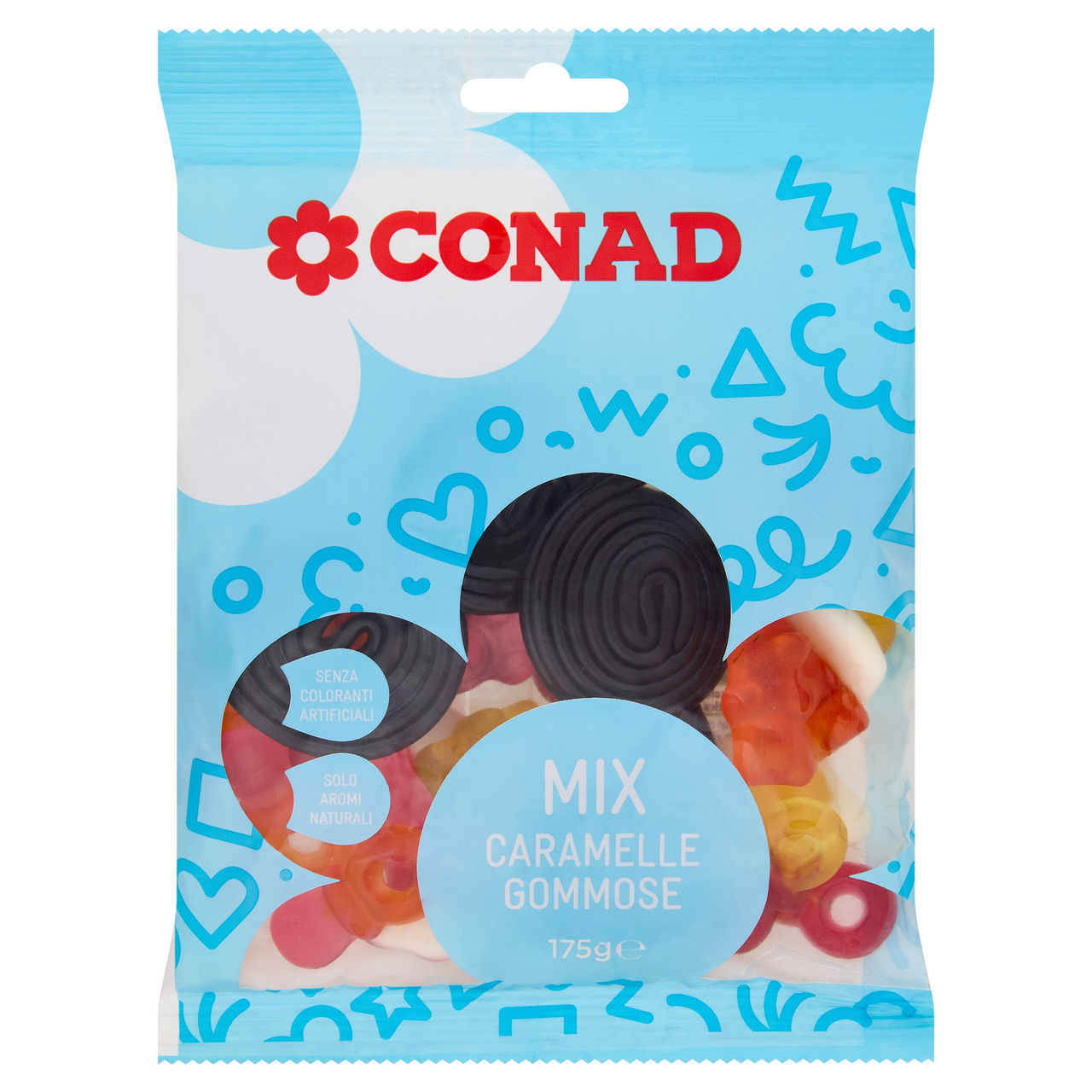 CONAD Mix Caramelle Gommose 175 g