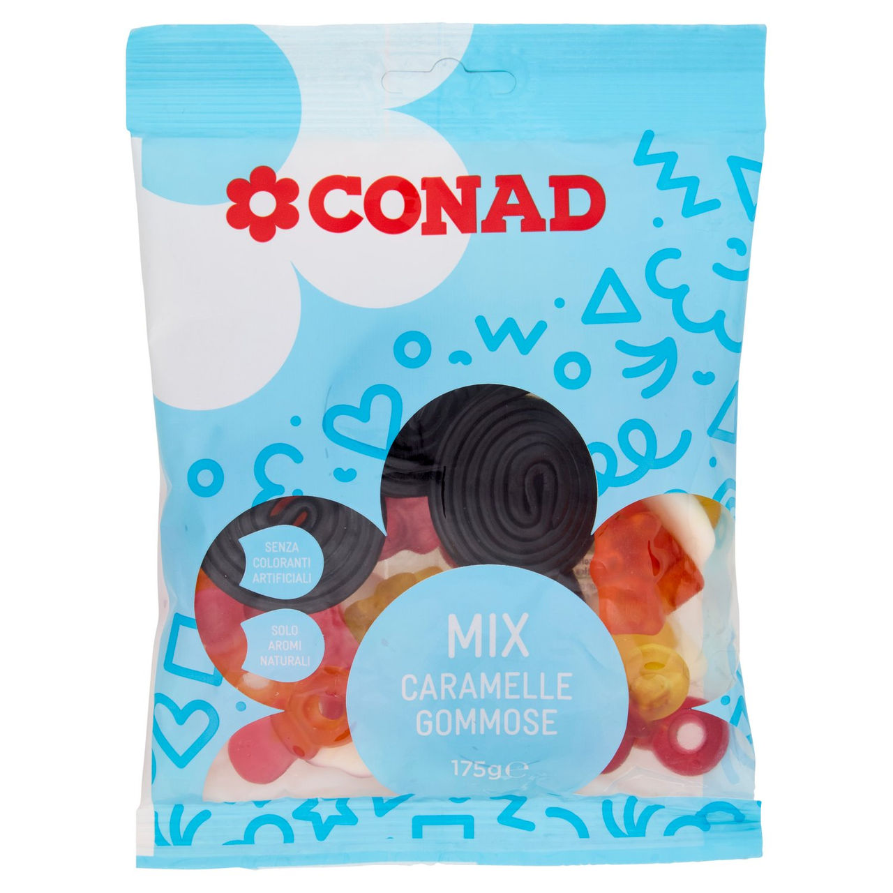 CONAD Mix Caramelle Gommose 175 g