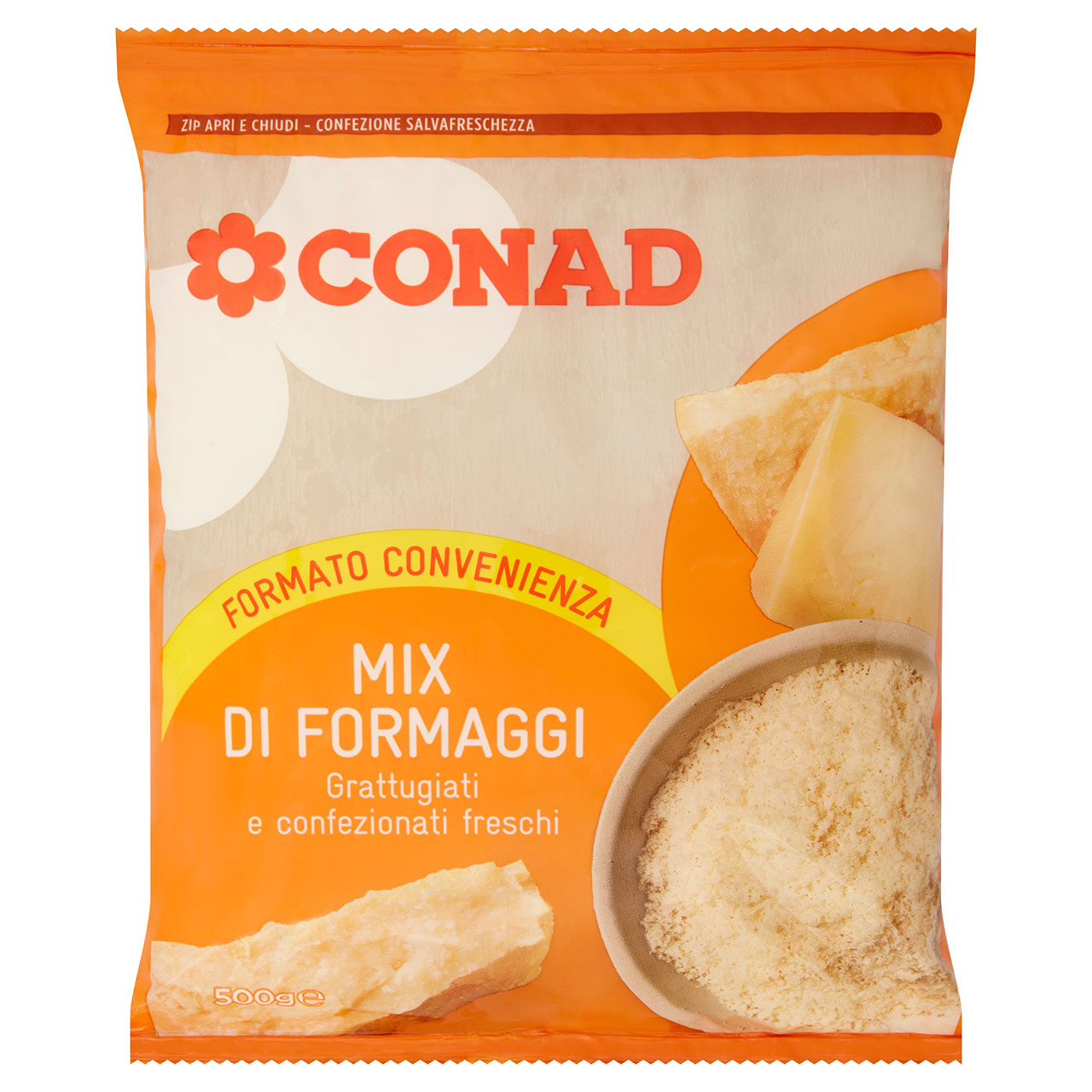 Mix formaggi grattugiati Conad in vendita online