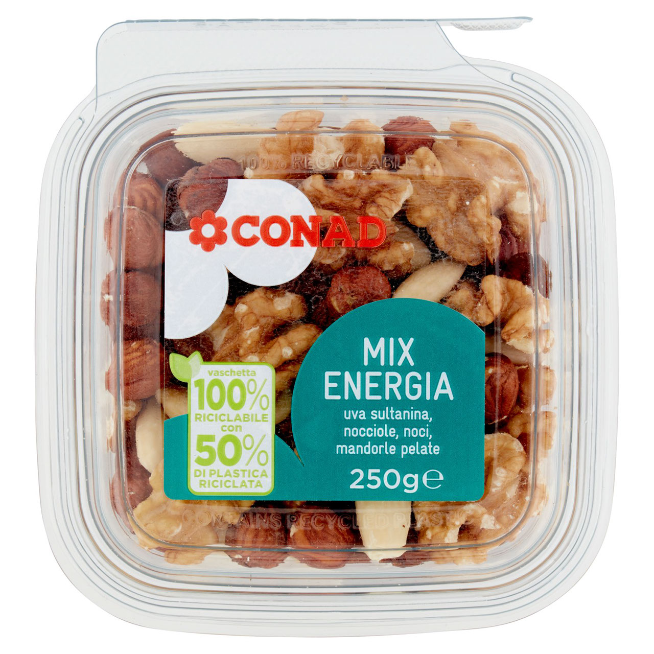 Mix Energia Conad uva, nocciole, noci, mandorle