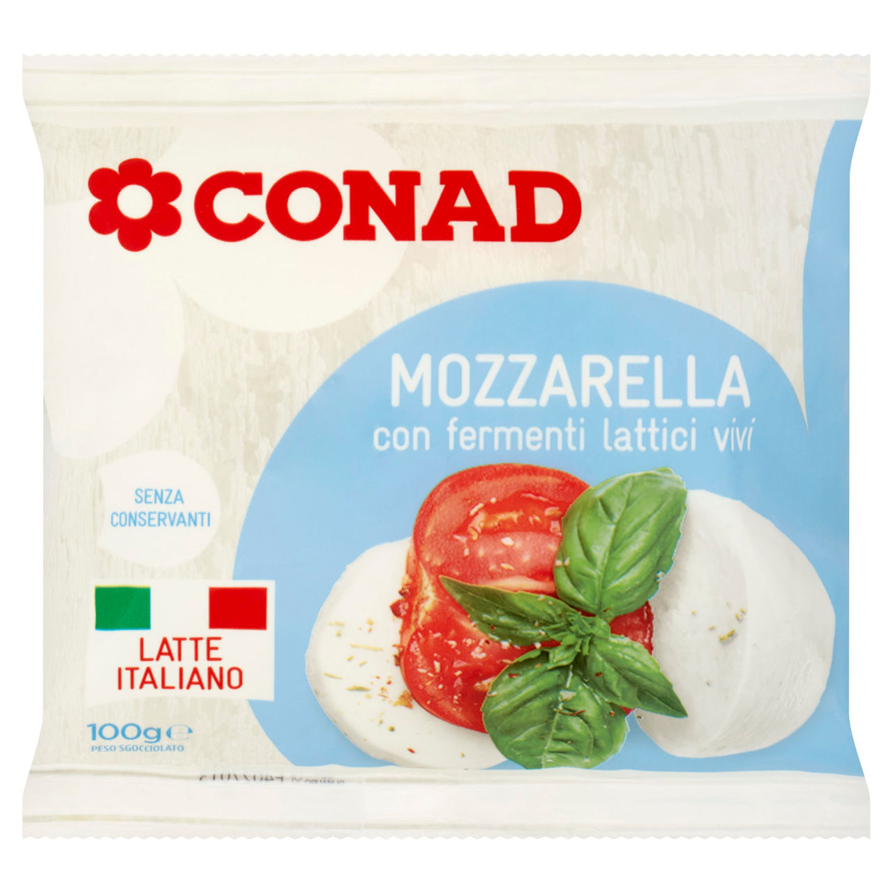 Mozzarella 100 g Conad in vendita online