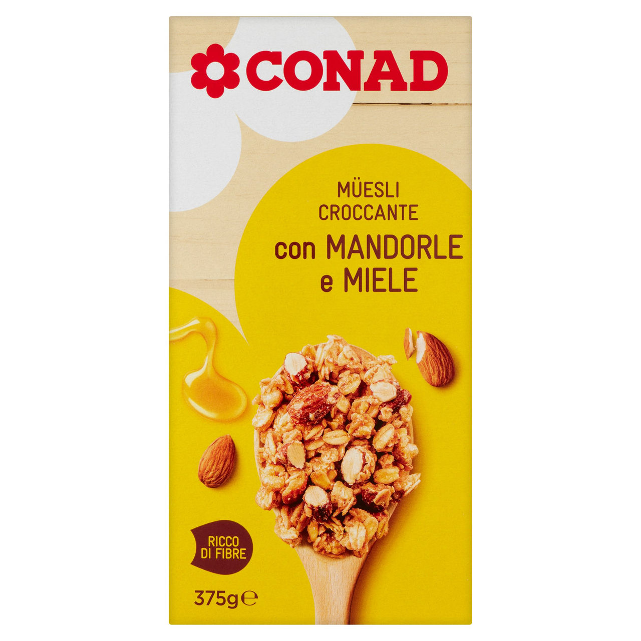 Muesli croccante mandorle e miele Conad online