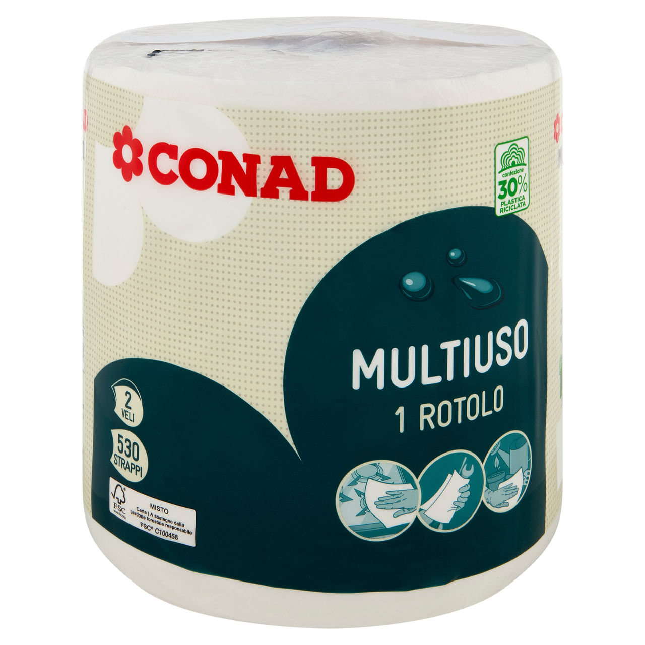 Multiuso 2 Veli 530 Strappi 1 Rotolo Conad