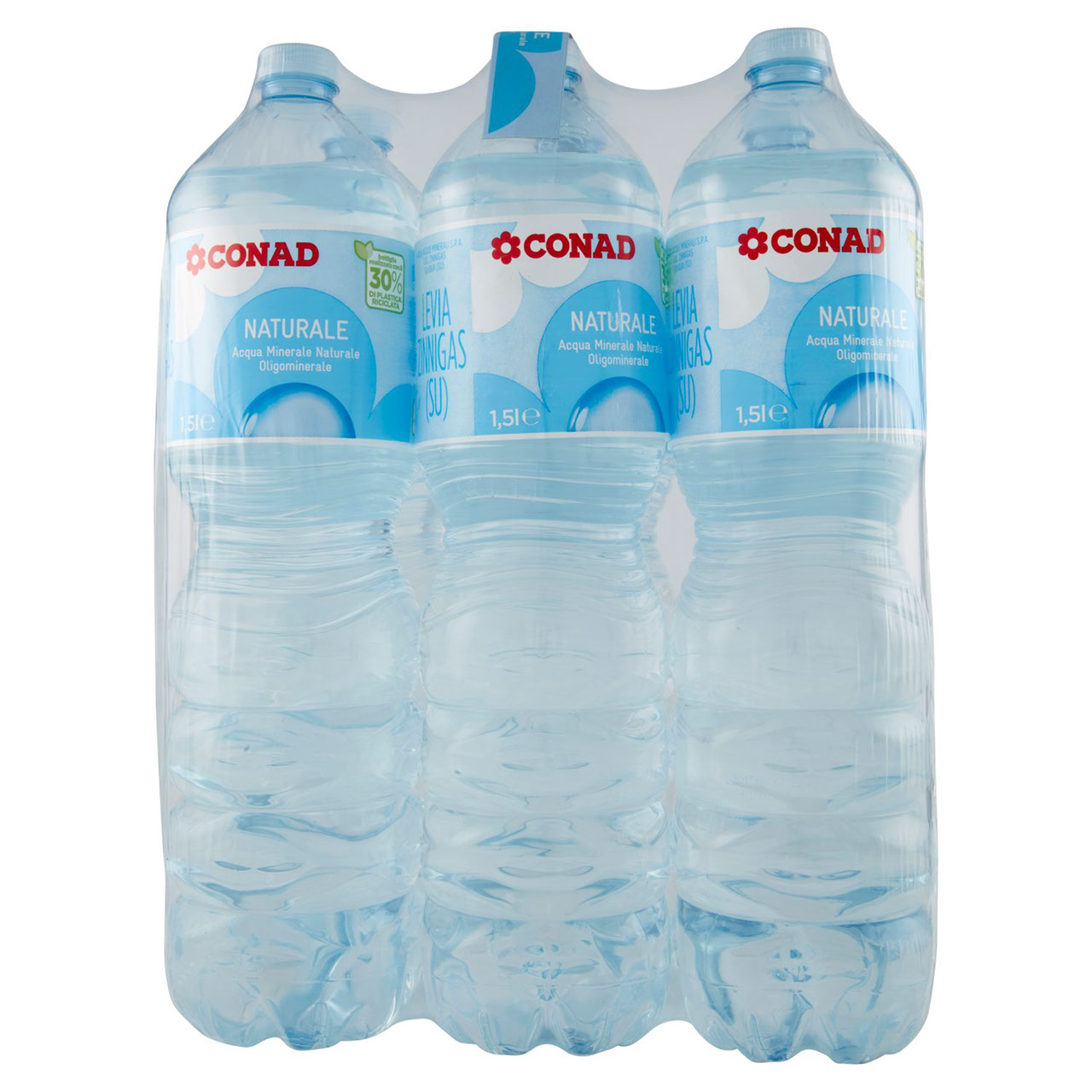 CONAD Naturale Acqua Minerale Naturale Oligominerale Levia 6 x 1,5 l