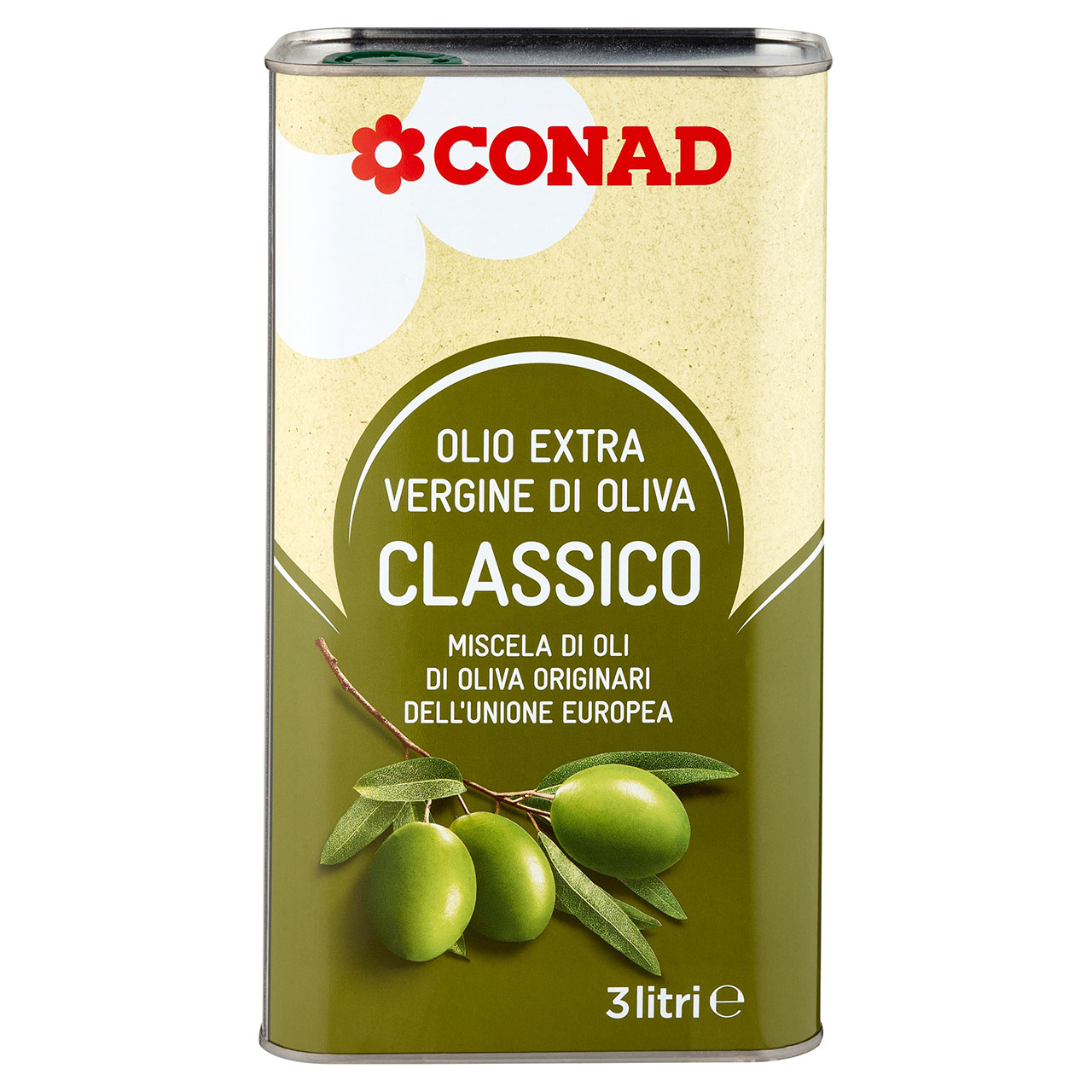 CONAD Olio Extra Vergine di Oliva Classico 3 litri