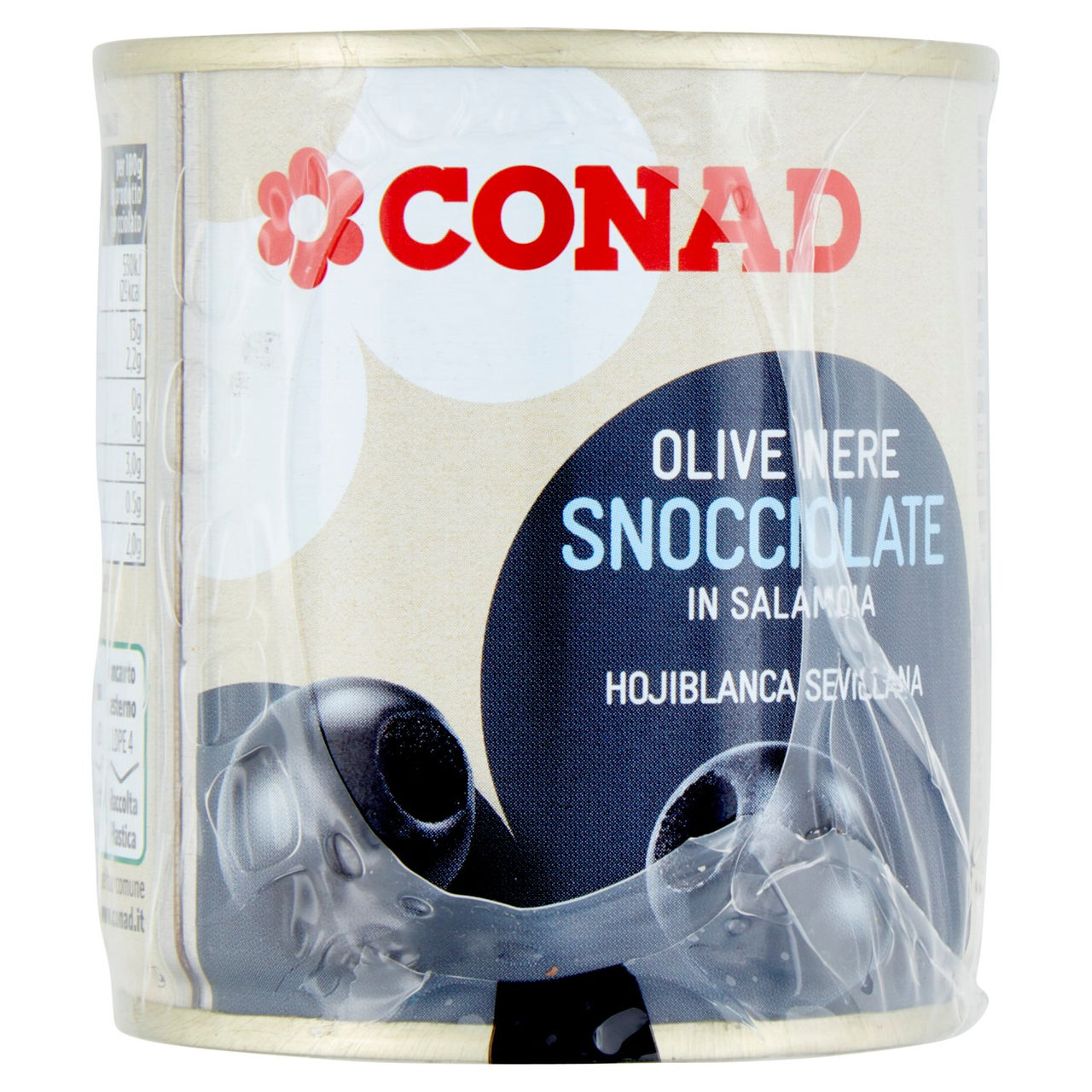Olive Nere Snocciolate in Salamoia 3 x 200 g Conad