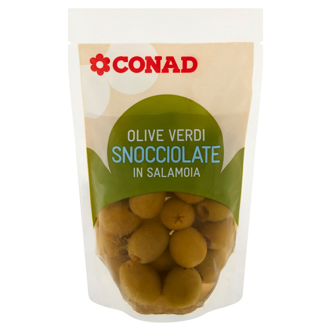 Olive Verdi Snocciolate 185 g Conad online