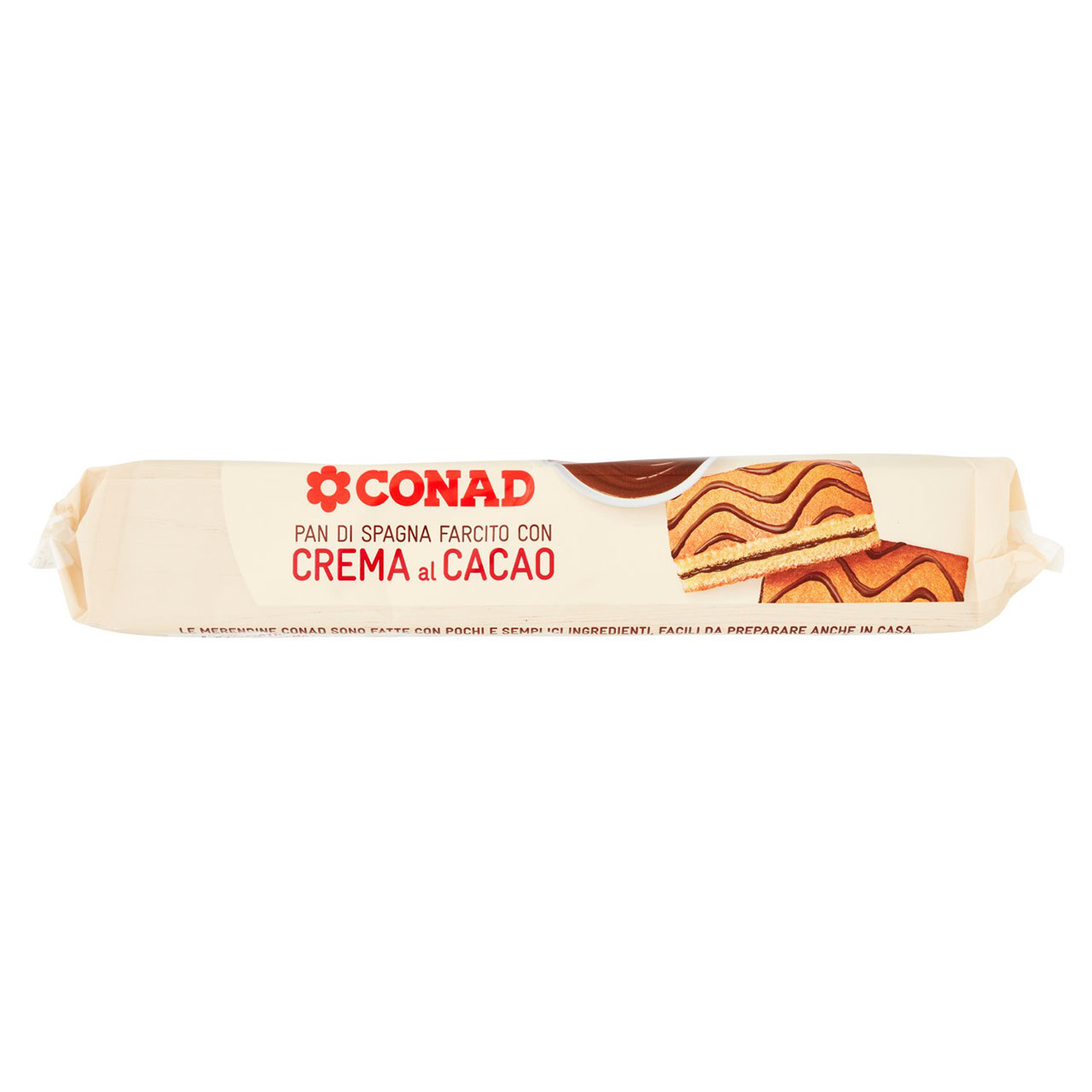 Pan di Spagna Farcito con Crema al Cacao Conad