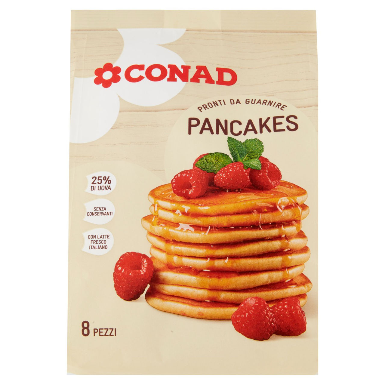 CONAD Pancakes Pronti da Guarnire 8 x 35 g