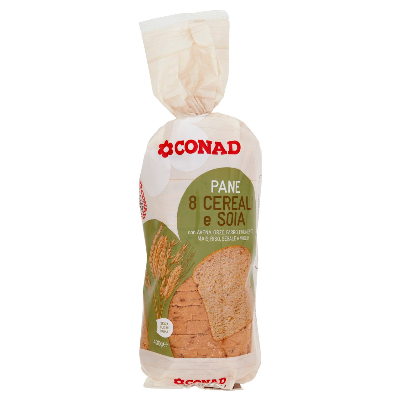 Pane 8 Cereali e Soia 400 g Conad vendita online