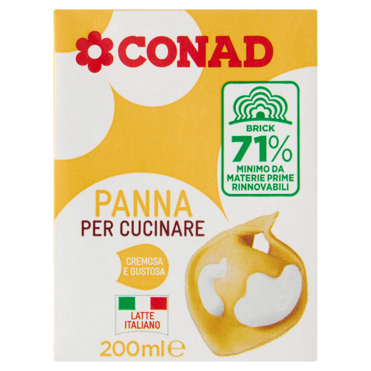 Panna per Cucinare 200 ml Conad in vendita online | Conad
