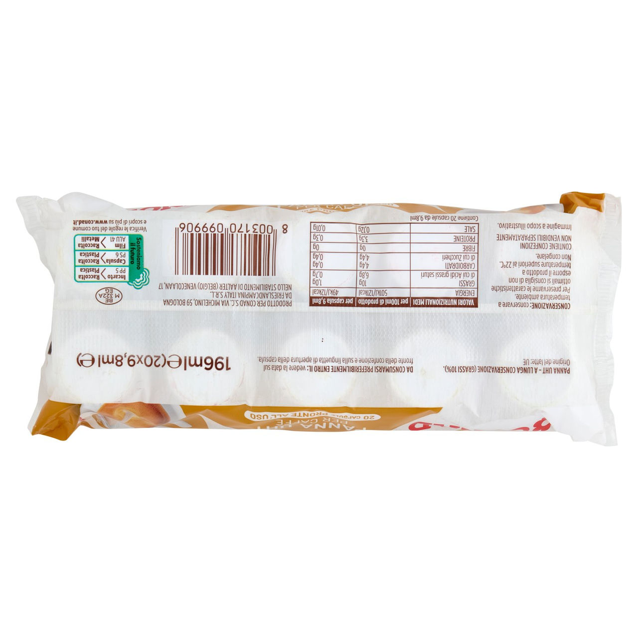 CONAD Panna UHT per Caffè 20 x 9,8 ml